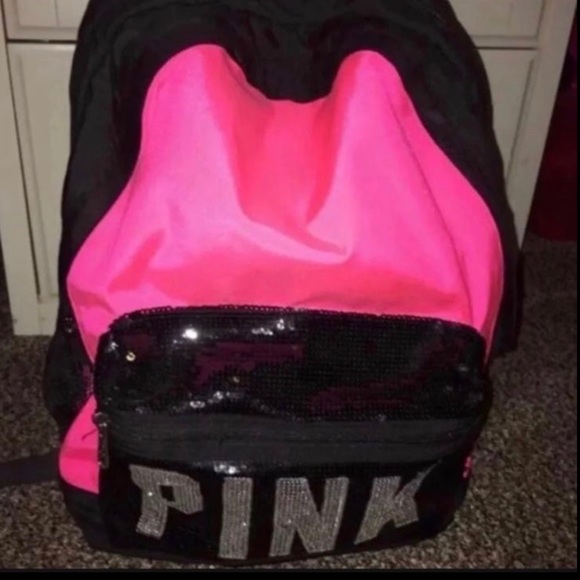 NEW PINK LOGO BLING CAMPUS BACKPACK
LIMITED EDITION - Picture 3 of 7